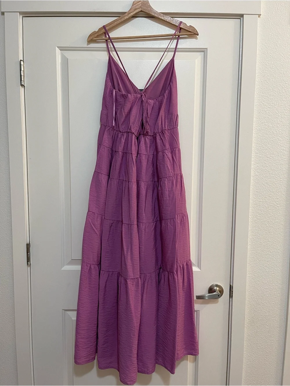 Abercrombie & Fitch Flowy Tiered Maxi Dress